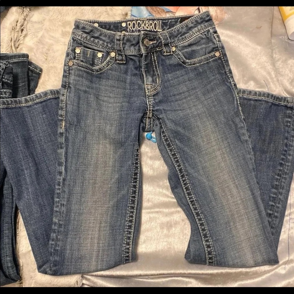 Rock and roll girl jeans